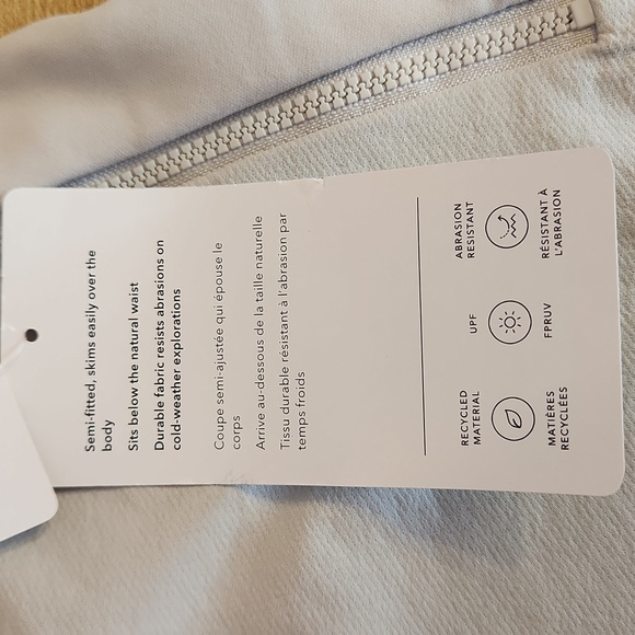 NWT ATHLETA Headlands Hybrid Trek Jogger, Abalone Ivory, size 14 - Picture 8 of 16